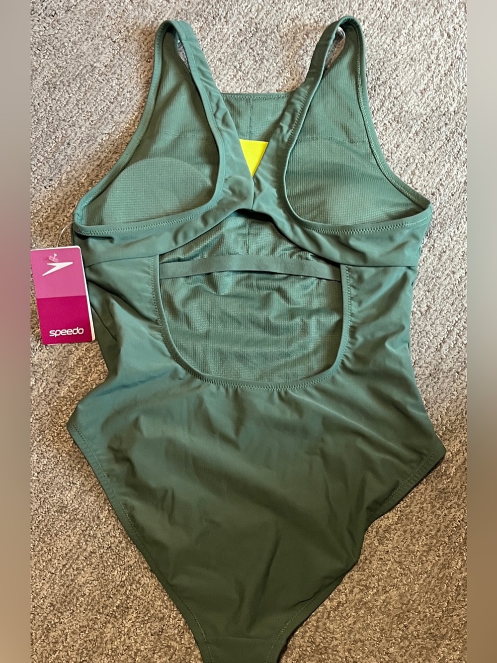 Speedo Swimsuit One Piece Hydraline Standard Cut M. 2508/bb13-3 - Picture 6 of 6
